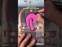 How to draw a graffiti letter P using acrylics markers @haltcolors #graffiti #markers #art