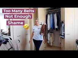 Closet Clear-Out Pt. 2 | Sweaters, Too Many Belts & Paul’s T-Shirt Army