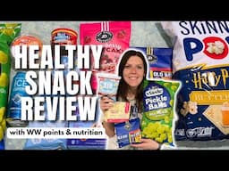 Healthy Snack Review | Trying New Healthy Low Point Foods | WeightWatchers Points, Calories, Macros