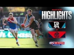 Port Adelaide v Melbourne Highlights | Round 14, 2025 | AFL