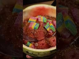NIEVE CASERA DE SANDÍA CON FRESA Y CHILITO 🍓🍉🍦 #shorts