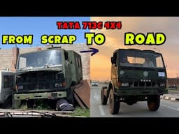 My Tata 4X4 Truck: From Scrap To Road 😍| EX-ARMY Offroad Truck 🦁