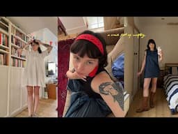 craft vlog !! crochet pattern writing, summer sewing, gardening & reading updates