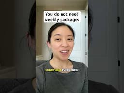 Reminder: You don’t need to buy something every week! #finance101 #financetip