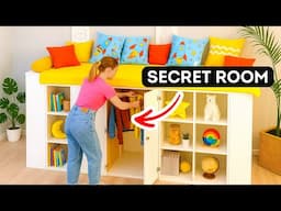 TUTORIALS: DIY Secret Room and Other DIY Spaces For Fun and Play! 🏰✨