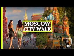 🚨 Real Russia Uncovered 🇷🇺 5 Hours: Moscow, Russian Girls, City Ambience  🏙️ 4K HDR