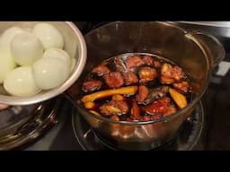 開胃又好吃的子薑甜醋煮排骨雞蛋