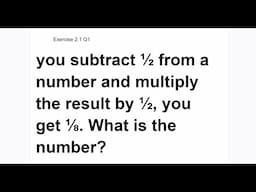 Class 8 Exercise 2.1 Q1 solution /  Linear Equation / exercise 2.1 Q1 CBSE  math / NCERT math