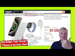 BEST BUDGET WIRELESS CHARGE STAND EVER? QTLeir Yoxinta 3 in 1