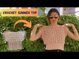Crochet Summer Top: from the idea to the final result!