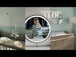 SPEND THE DAY WITH ME | nursery tour, B&M haul + house updates