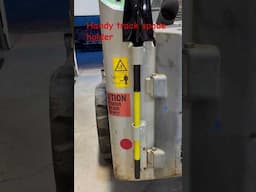 Fabricated shovel holder