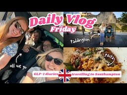 DAILY VLOG: Friday 16th May - Travelling to Southampton for our cruise … here come the girls!