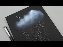 Another EASY RAIN CLOUD!! Oil painting tutorial