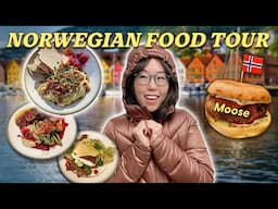 NORWEGIAN FOOD TOUR: Trying Reindeer Steak, Moose Burger & Traditional Seafood Dishes