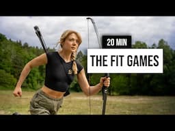 20 MIN HUNGER GAMES Inspired Full Body Home Workout | No Equipment | will you survive the FIT GAMES?