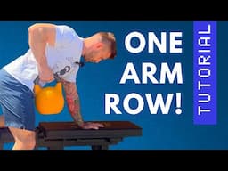 One Arm Row Tutorial | Kettlebell (mit und ohne Bank)