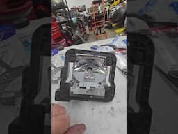 The halogen and HID shutter operation shown on a crashed head light