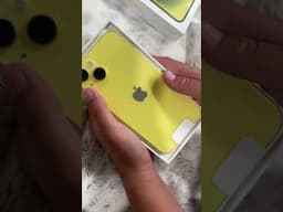 ASMR Unboxing IPhone 14 - Yellow 📲