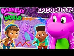 A Colorful Surprise! 🖍️🌈 | Barney’s World | Episode Clip