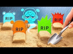 What Inside Sprunki Grave? 🪦👻 *Paper and ASMR Sprunki Crafts*