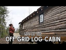Day One of Installing Windows In The Off Grid Cabin // Relaxing at Home