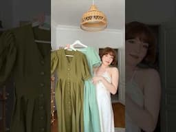 Romantic linen dresses that were made for summer days on lovely Gizem👗