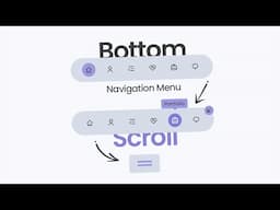 Create a Bottom Navigation Menu For Your Website | With Useful Scroll Behaviours - HTML, CSS & JS
