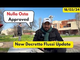 Italy Work Permit Update 2025 || Decreto Flussi 2025 || 18/03/25