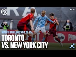 Match Highlights | Toronto FC 0-1 New York City FC | April 26, 2025