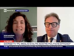 Anna Laura Orrico ospite a "Specchio dei Tempi" Rainews24 30/04/2025