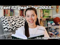 trimester goal check-in 💫 52 in '25!