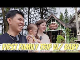 Unang Byahe Kasama Baby Namin. | Tagaytay TRIP |