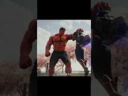 Red Hulk vs Capitan America #marvel #movie #hulk #avangers