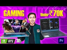 Best Gaming Laptops under 70,000 🔥 Students, Editing, Coding