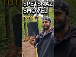 SPETSNAZ Shovel Tutorial #knifeskills #army #tutorial #shorts