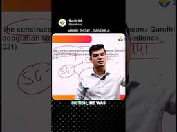 Gandhi: Theme #1 for UPSC Mains | Write Smart by Dr. Shivin