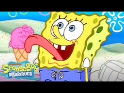 SpongeBob Steppin' On The Beach for 60 Minutes Straight 🏖️ | @SpongeBobOfficial