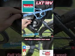 Makita 18V power tool battery DIY EBike conversion using YOSE 36V rear hub kit by Benson Chik