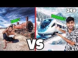 Surviving in low to high budget trains for 24 hours