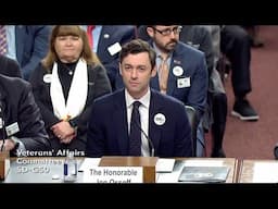 Sen. Ossoff Introduces Al Lipphardt Before Joint Hearing of Senate & House VA Committees