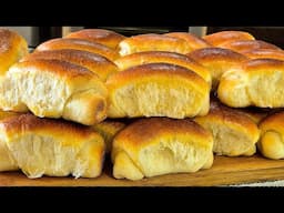 O MELHOR PÃOZINHO DE LEITE faça BISNAGUINHAS em casa SEU LANCHE GARANTIDO