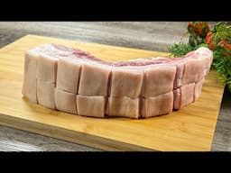 Nur wenige Leute kochen Schweinebauch so! Jeder probiert es und verliebt sich! Günstig und einfach