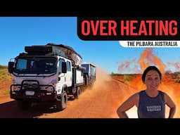 OVERHEATING, FREE CAMPING ALONG THE RIVER - ISUZU TRUCK & OFFROAD TRACKS IN CARAVAN