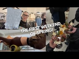 The first weekend of Spring in NYC! (DEEP cleaning, going to events, + working out)