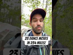 Dancing my way to the Ozark Trail unsupported speed record! 23 dance moves in 234 miles.