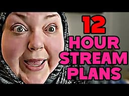 foodie beauty 12 HOUR LIVESTREAM PLANS & ACTING BIZARRE - livestream reaction