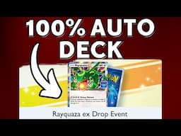 100% Auto Expert Rayquaza EX Deck in Drop Event TCG Pocket #pokemontcgpocket