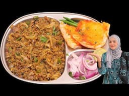 EID SPECIAL KHADE MASALE KA KEEMA AUR BUTTER NAAN RECIPE BY COOKING WITH BENAZIR