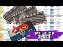 Derwent Chromaflow Colored Pencils Review| Testing | Swatching + Free Swatch Chart